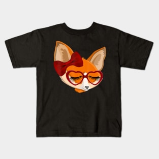 Cute Fox Animal Lover Kids T-Shirt